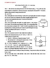 Đề cương ôn tập môn Vật lý Lớp 11 - Năm học 2015-2016 - Dương Tấn Quang
